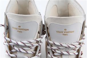 Authentic Louis Vuitton Gray Damier Graphite Elliptic Men's Sneakers Size 8